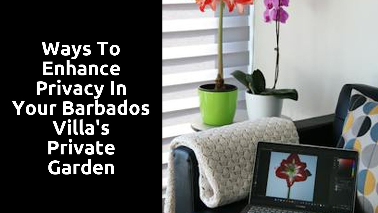 Ways to Enhance Privacy in Your Barbados Villa's Private Garden